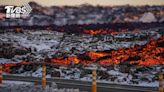 岩漿高速猛撲！冰島火山爆發 挖土機驚險逃難