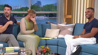 Josie Gibson flustered by Lucien Laviscount's on This Morning as she struggles to speak