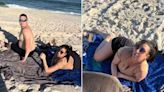 Mulher grávida de 9 meses flagra marido a traindo na praia