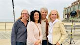 Jon Bon Jovi, and his guitar, make a surprise appearance on the Asbury Park boardwalk