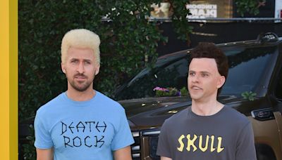 Ryan Gosling and Mikey Day reprise viral Beavis and Butt-Head characters at ‘Fall Guy’ premiere