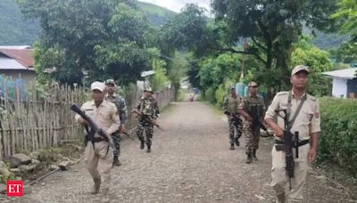 Security forces conduct search operations in vulnerable areas of Manipur, arms and ammunitions recovered