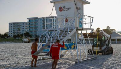 Tropical depression strengthens into Tropical Storm Debby as it moves through Gulf toward Florida