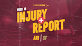 Cardinals have 10 DNPs in 1st Week 18 injury report