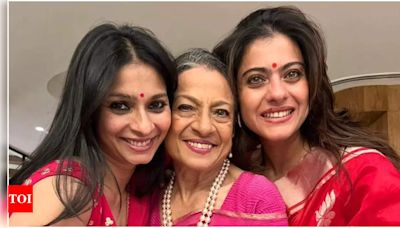 Kajol celebrates daughters' day with heartwarming photos of Nysa, mom Tanuja and sister Tanishaa | Hindi Movie News - Times of India