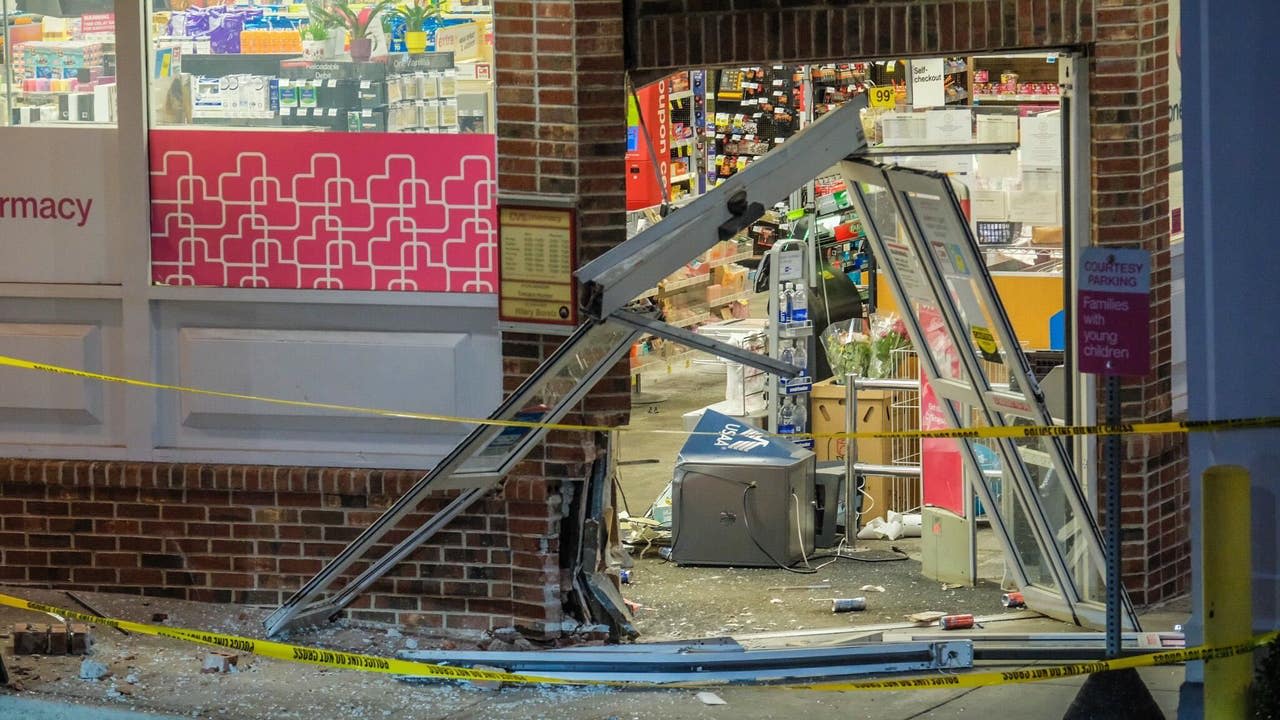 Thieves crash U-Haul truck into Cobb County CVS, employees say