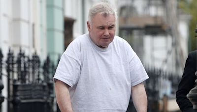 Eamonn Holmes looks frail as he's pictured using rollator style walking aid