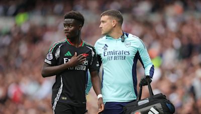 Arsenal injury update: Bukayo Saka, Martin Odegaard, Riccardo Calafiori latest news and return dates