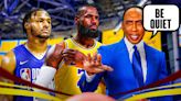 Stephen A Smith’s message to Lakers star LeBron James about Bronny James NBA hopes