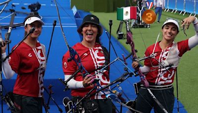 ¡Viva México! Nuestra primera medalla en París 2024 la ganó el equipo femenil de tiro con arco