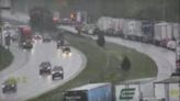 Jackknifed tractor-trailer slows I-78 West in Lower Saucon, cops say