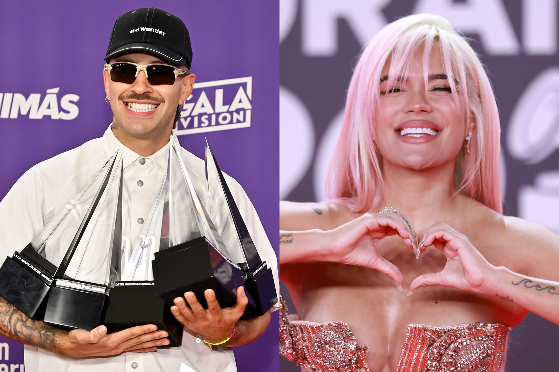 Karol G, Feid Win Big at the 2024 Latin AMAs