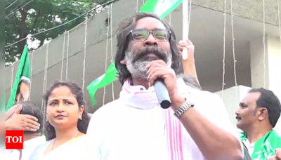 'Last nail in BJP's coffin, will be wiped out of Jharkhand': Hemant Soren day after getting out on bail | India News - Times of India