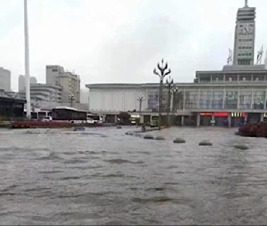 長沙1小時雨量如54個西湖 火車站、地鐵被淹