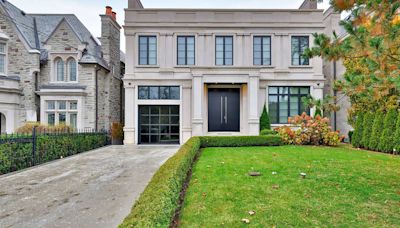 This very grey mansion is what $17 million will get you in Toronto