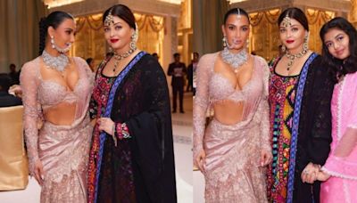 Kim Kardashian can't take her eyes off Aishwarya Rai Bachchan in viral photos from Anant Ambani's wedding; Seen yet?