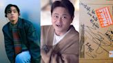 BTS’ V gifts signed Layover album to senior comedian and actor Kim Jin Soo; writes special message ‘thank you for supporting me’