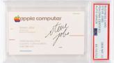 Retro 1983 Steve Jobs Signed Apple Business Card Fetches An Eye-Popping $180K