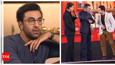 Ranbir Kapoor feels Salman Khan has a 'mischievious childlike quality'; says he admires Aamir Khan's work ethics and Shah Rukh Khan's giving nature | - Times of India