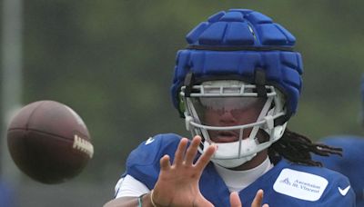 Colts' rookie WR AD Mitchell seeing slot snaps at Friday's practice with Josh Downs out