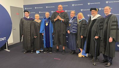 John Fetterman disavows Harvard, his alma mater, while receiving an award from Yeshiva University - Jewish Telegraphic Agency