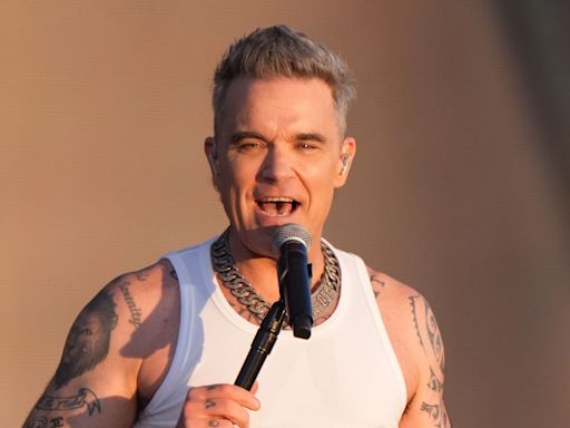 Robbie Williams entertains BST crowd with special guest Danny Dyer