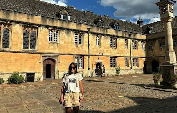 Emma Raducanu and Fran Jones visit Oxford colleges as pair weigh up further education