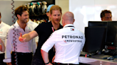 Prince Harry spotted enjoying the action behind the scenes at US Grand Prix