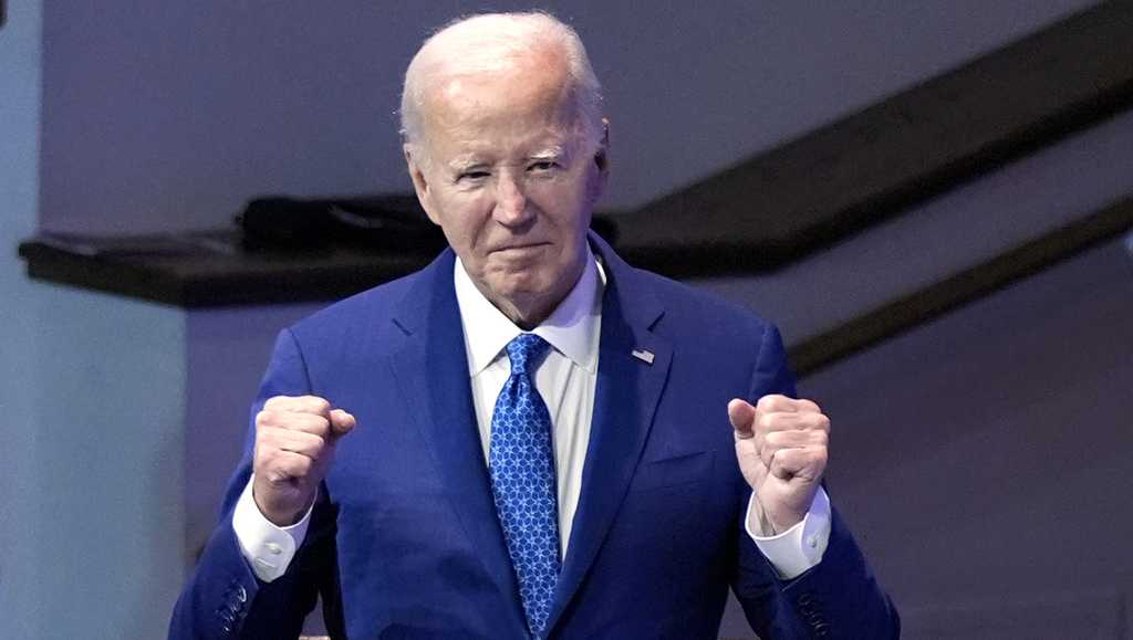 While Biden campaigns in Pennsylvania, some Democratic leaders in the House say he should step aside