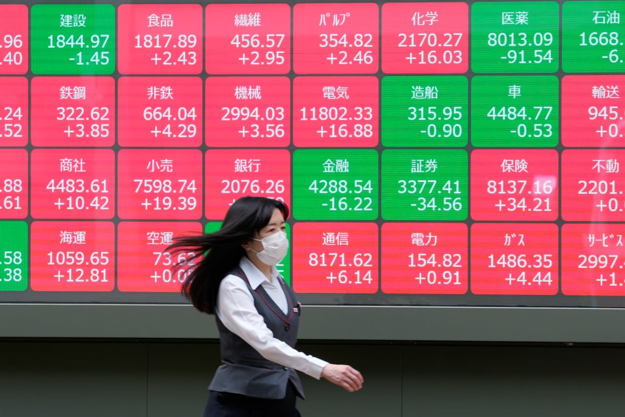 Stock market today: Asian stocks are mixed ahead of key U.S. jobs data