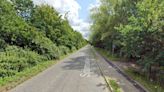 Road closed after car leaves road and crashes into tree