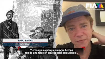 Entrevista a Paul Banks, líder de Interpol, banda que estará tocando en el Zócalo de la CDMX