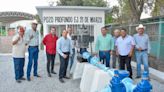 Homero Martínez, alcalde de Lerdo, entrega rehabilitación del pozo de agua