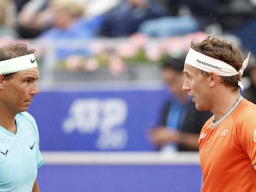 Nadal, emotivo tras su victoria en dobles: "Estoy feliz de volver aquí casi 20 años después"