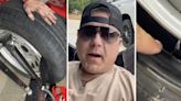 ‘There is definitely something in there’: Customer catches tire technician leaving something unexpected inside tire during routine maintenance