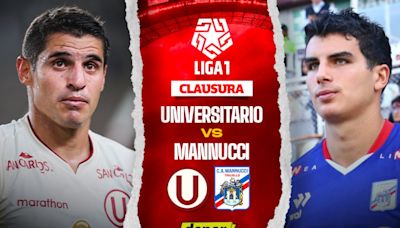 GOLPERU, Universitario vs. Mannucci EN VIVO: en qué canal ver partido por la Liga 1