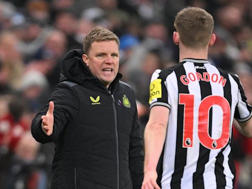 Eddie Howe reveals Anthony Gordon latest after Newcastle star linked with shock move to Liverpool