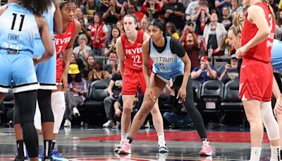 Caitlin Clark and Angel Reese face off in first WNBA game as Indiana Fever hold on to beat Chicago Sky in Commissioner’s Cup