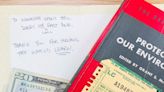How much were the overdue book fees? Bucks County library book returned after 44 years
