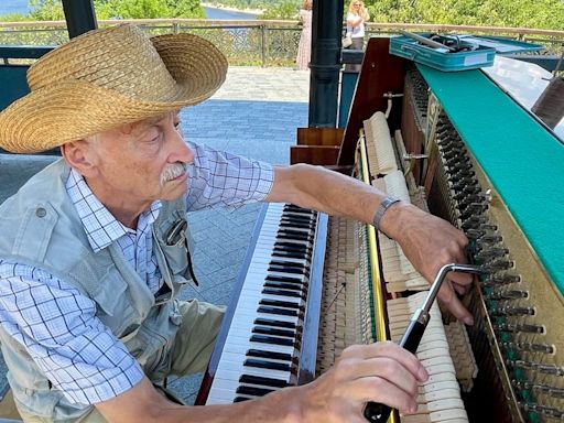 Ukraine’s street pianos play on a decade after debuting during Maidan revolution