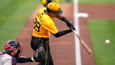Nick Gonzales drives in 4 runs, Bailey Falter takes shutout into 8th as Pirates beat Braves 11-5