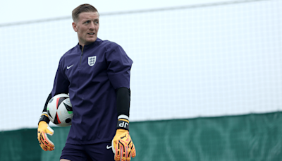 Pickford becomes England's record appearance maker at major tournaments