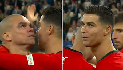 Footage of Cristiano Ronaldo holding an emotional Pepe in his arms after Portugal's Euro 2024 elimination is tough to watch