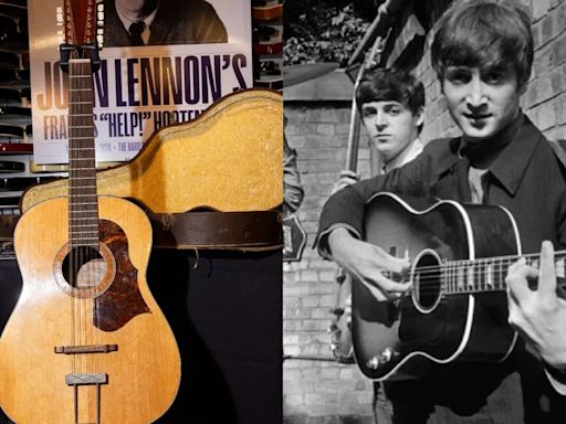 La guitarra que usó John Lennon en la película “Help!” se subastó por un precio histórico
