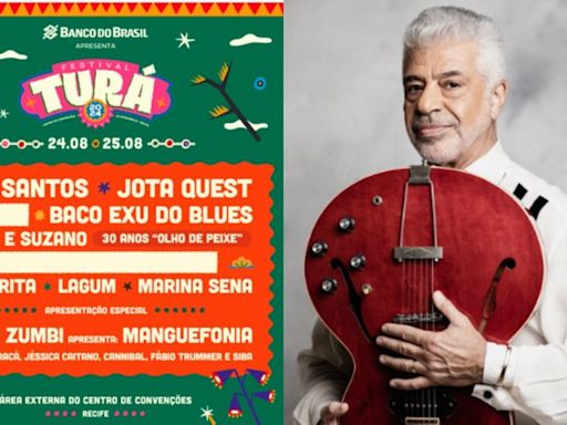 TURÁ Recife estreia com Lulu Santos, Nação Zumbi e mais no line-up; veja
