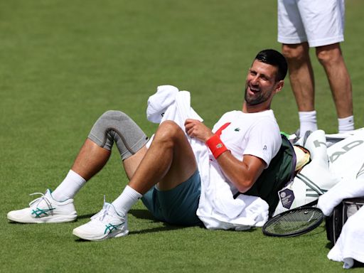 Novak Djokovic opens up about his knee after final pre-Wimbledon test