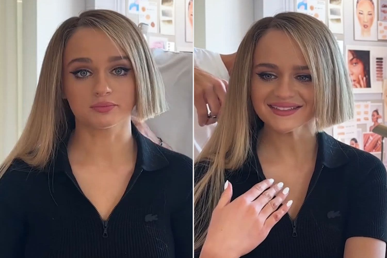 Joey King Playing Slay or Nay While Getting a Major Haircut Is the Best Video You'll Watch This Week (Exclusive)