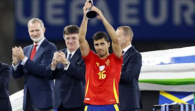 Euro 2024: Spain’s Rodri named best player of the tournament after beating England 2-1 in the final