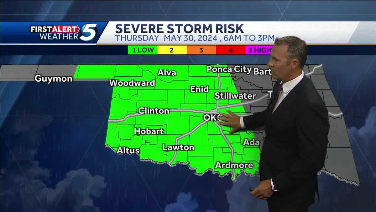 TIMELINE: Oklahoma may see multiple waves of storms with risk of strong winds, severe weather