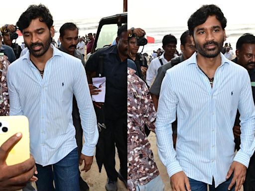 After Nagarjuna, Dhanush’s bodyguard pushes fan trying to film the actor at Mumbai’s Juhu beach - watch video